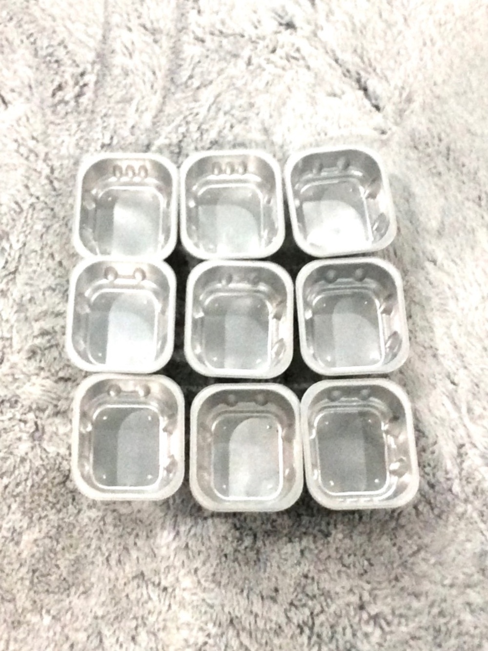 LOT of 9 Mini Baking Tins  [4” x 3.5” x 1.5”]
